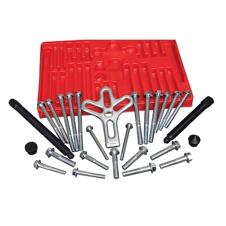 Urrea Harmonic balancer puller set 25 pc in plastic box 4205A